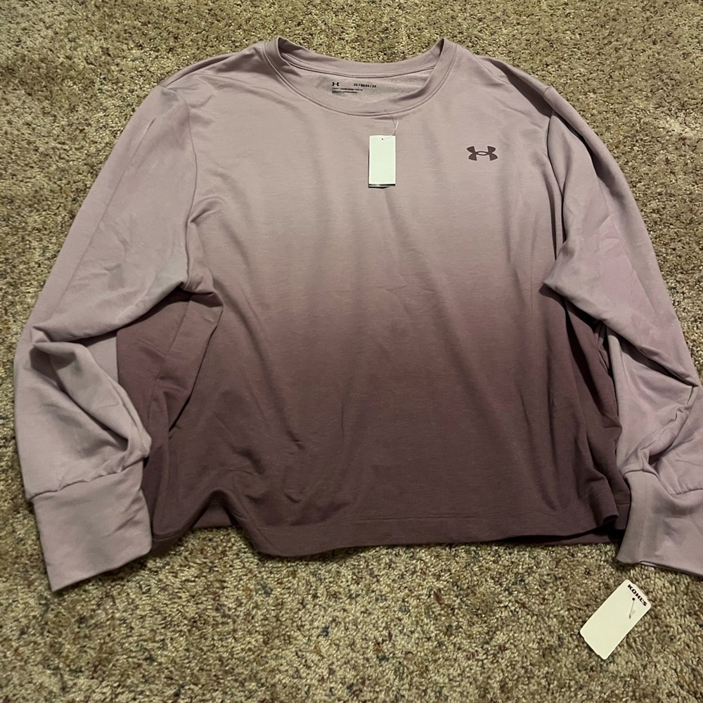 Under Armour Purple Ombre Long Sleeve Shirt (NWT)